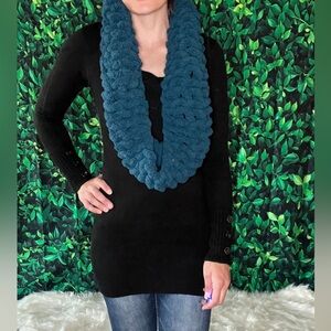 Thick Soft Hand-Knitted Scarf